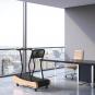 WALKOLUTION MTD900R 77 a 110 cm s integrovaným stolem  lifestyle v kanceláři